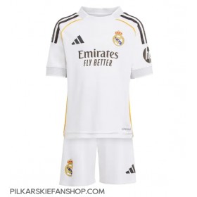 Koszulka piłkarska Real Madrid Rodrygo Goes #11 Strój Domowy dla dzieci 2025-26 tanio Krótki Rękaw (+ Krótkie spodenki)